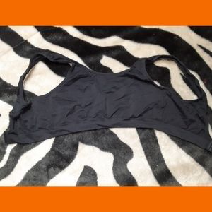 Fruit Of The Loom Black Sports Bra